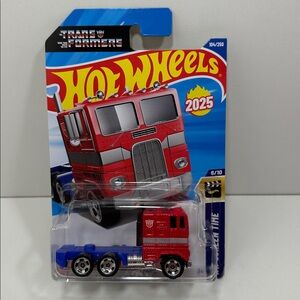 Hot Wheels - Transformers Optimus Prime - (HW Screen Time)